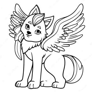 Fantazia Farkas Angyali Szarnyakkal Szinezolap 116286 51692