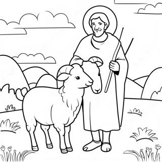 Gyenged Jo Pasztor Juhokkal Szinezolap 116440-51967