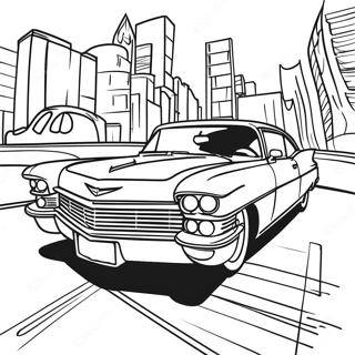 Sportos Cadillac Kupe Szinezolap 116724-52197