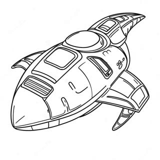 Futurista Urhajo Szinezolap 116799-52247