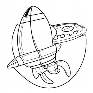 Raketa Urhajo Szinezolap 116801-52253