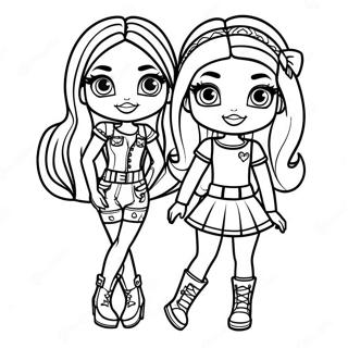 Bratz Babak Trendy Oltozetben Szinezolap 116902-52329