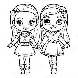 Bratz Babak Trendy Oltozetben Szinezolap 116902-52330