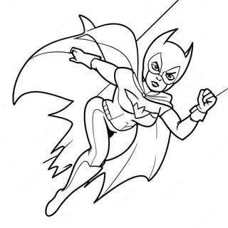 Batgirl Akcioban Szinezo 117134-52498