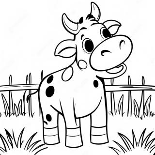 Mesei Tehen Fuvet Eszik Szinezheto Lap 11714-1752