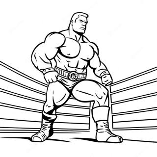 Wwe Szuperstar Akcio Poz Szinezooldal 117467-52759