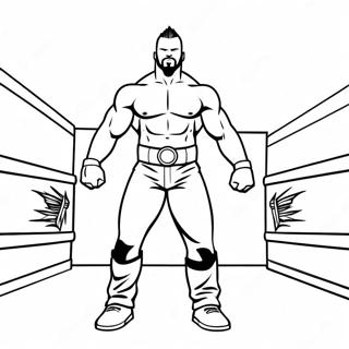 Wwe Szupersztar Belepese Szinezolap 117831-53043