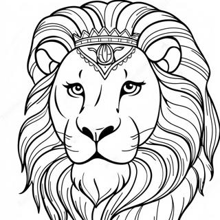 Kiralyi Oroszlan Sorennyel Szinezolap 118246 53366