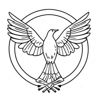 Fecske Szimbolum Szinezolap 118323 53424