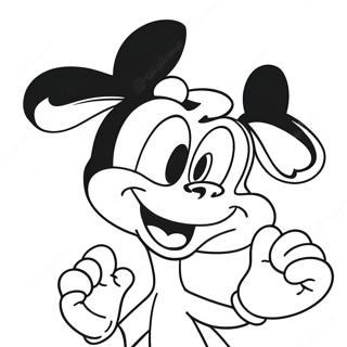 Yakko Warner Bolondos Kifejezessel Szinezolap 119165 54187