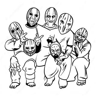 Slipknot Egyuttes Tagjai Szinezolap 119243-54248
