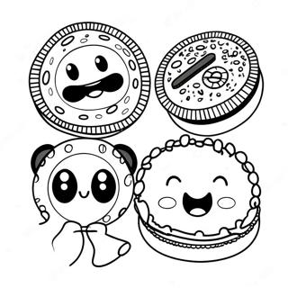 Cuki Oreo Karakterek Szinezooldal 119552-54487