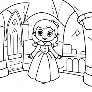 Remiszto Lany Vampir Egy Kastelyban Szinezolap 119759 54654