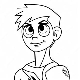 Danny Phantom Szinezolap 119912-54767