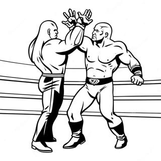 Dinamikus Wwe Csapat Osszecsapas Szinezolap 119968 54821