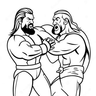 Dinamikus Wwe Csapat Osszecsapas Szinezolap 119968 54822