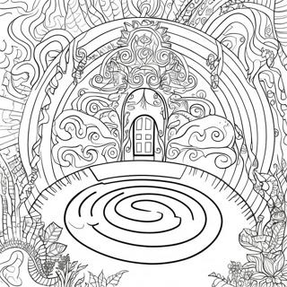 Misztikus Labirintus Szinezolap 120251 55042