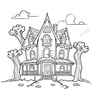 Remiszto Szornyhaz Felnott Szinezo 120581-55299