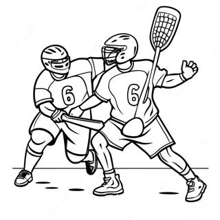 Izgalmas Lacrosse Jatek Felnott Szinezo 120630-55330