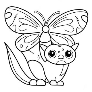 Mothra Es Larvaja Szinezolap 120889-55541