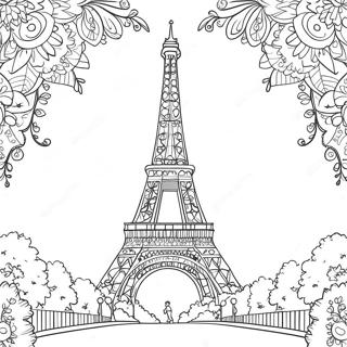 Eiffel Torony Parizsban Szinezooldal 120964 55592