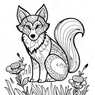 Fenseges Roka Viragok Kozott Szinezolap 121349-56063