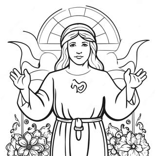 Rejtelyes Kinyilatkoztatas Szinezolap 121558-56231