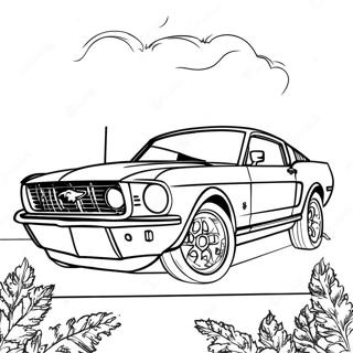 Ford Mustang Gt Szinezolap 121608-56265