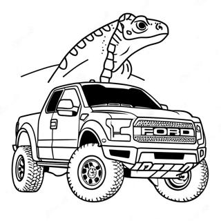 Ford Raptor Teherauto Szinezolap 121936-56516