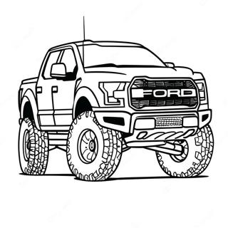 Ford Raptor Akcioban Szinezolap 121937-56518