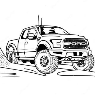 Ford Raptor Akcioban Szinezolap 121937-56519