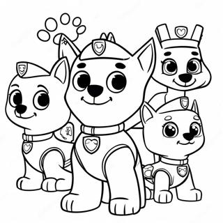 Bajos Paw Patrol Karakterek Szinezolap 122040-56597