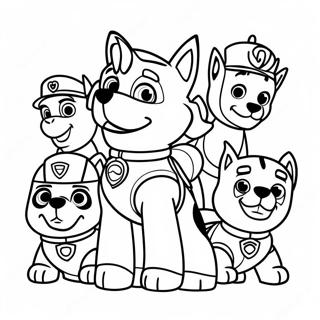 Bajos Paw Patrol Karakterek Szinezolap 122040-56598