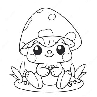 Aranyos Gomba Torpe Viragokkal Szinezolap 122093-56642