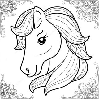 Elegans Lofej Szinezolap 122120-56666