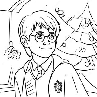 Harry Potter Karacsonyi Szinezolap 122142-56674