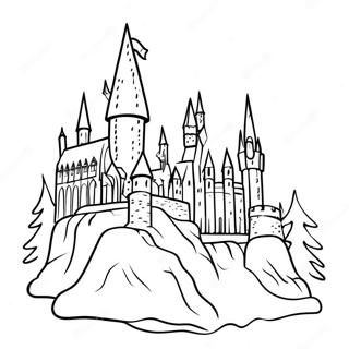 Hogwarts Kastely Karacsonyi Szinezolap 122143-56677