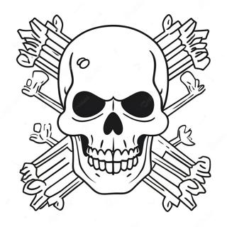 Rajzfilm Koponya Design Szinezolap 122300-56863