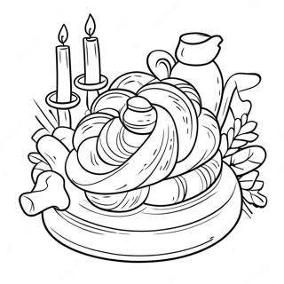 Hagyomanyos Sabat Challah Kenyer Szinezo 122918-57345