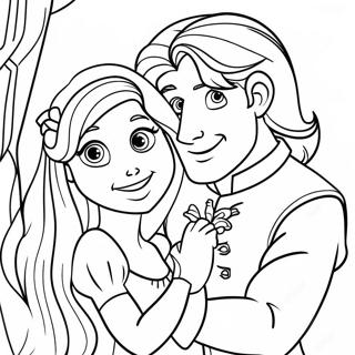 Rapunzel Es Flynn Szinezolap 122992-57392