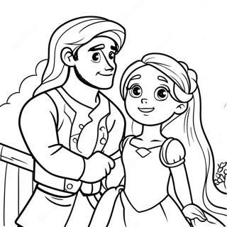 Kalandos Rapunzel Es Flynn Szinezolap 122993-57393