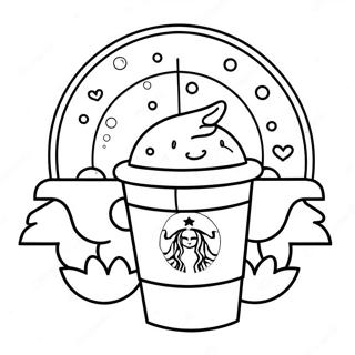 Starbucks Kawaii Szinezolap 123171-57530