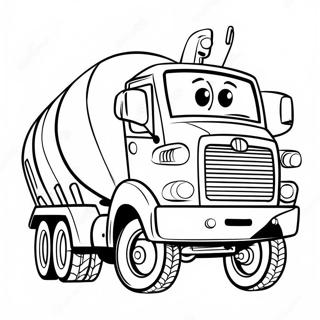 Cementes Teherauto Boldog Epitomunkassal Szinezo 123250-57600