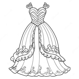 Hercegno Barbie Ruha Szinezolap 123356 57686