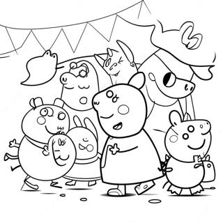 Peppa Malac Halloween Kifestő Oldalak