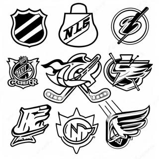 Szines Nhl Csapatlogok Szinezolap 123637-57893