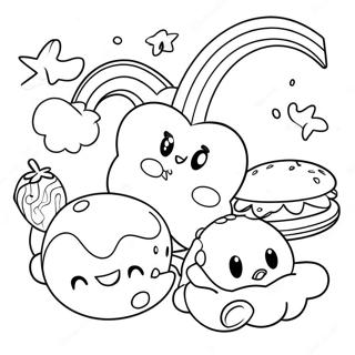 Szivárvány Barátok Lookies Kifestő Oldalak
