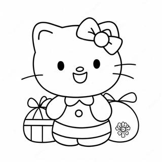 Boldog Karacsonyt Hello Kitty Szinezolap 124121-58271