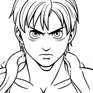 Eren Yeager Titan Formaban Szinezolap 124148 58385