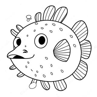 Merges Puffer Fish Fujva Szinezolap 124202-58435